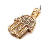 3.75CT Diamond Hamsa Pendant in 14K Gold* - White Carat Diamonds